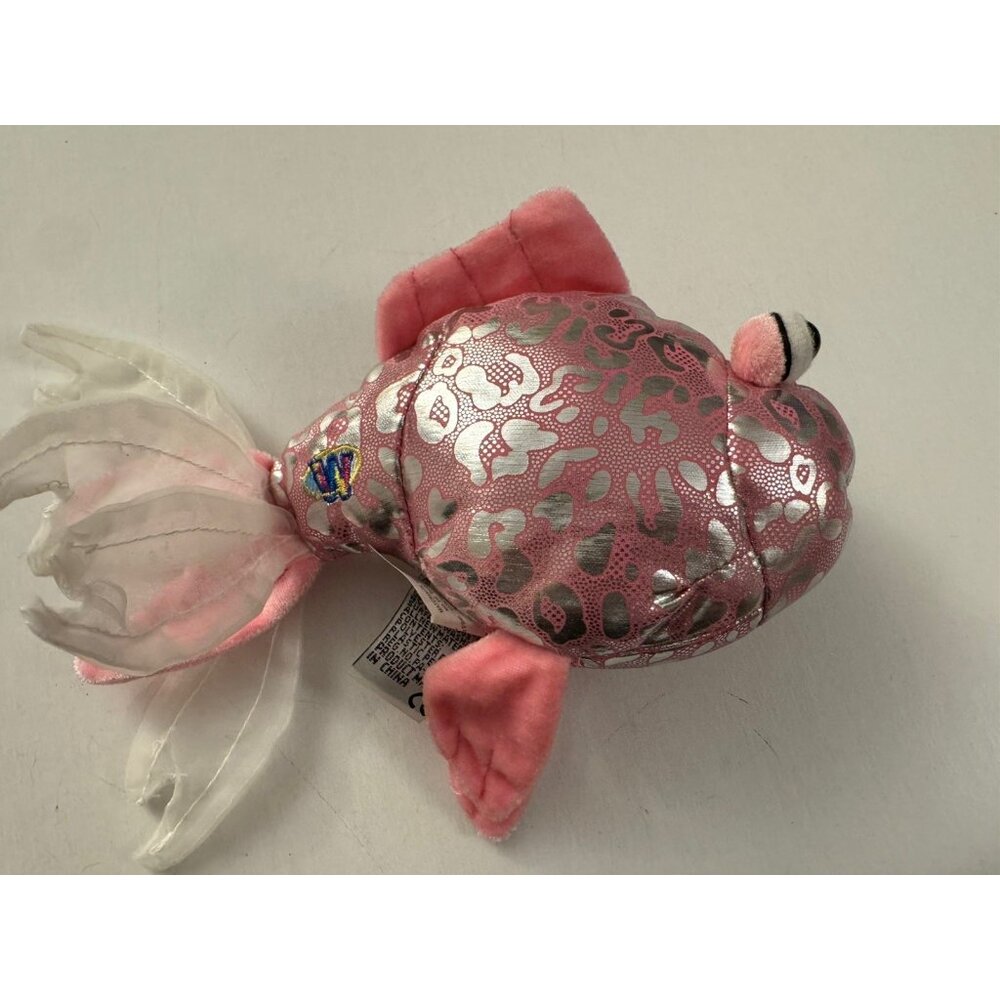 Webkinz Lil'Kinz Pink Glitter Fish Plush No Code CS7